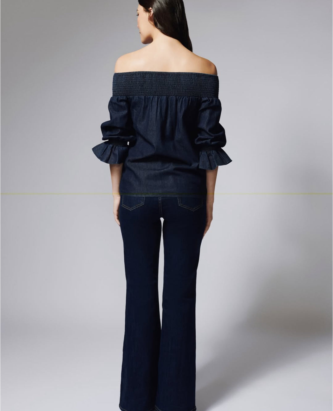Blusa campesina flecos