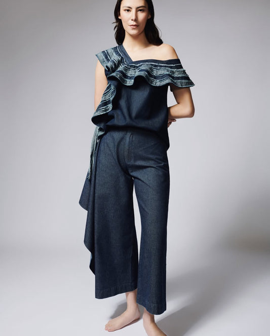 Blusa bolero denim