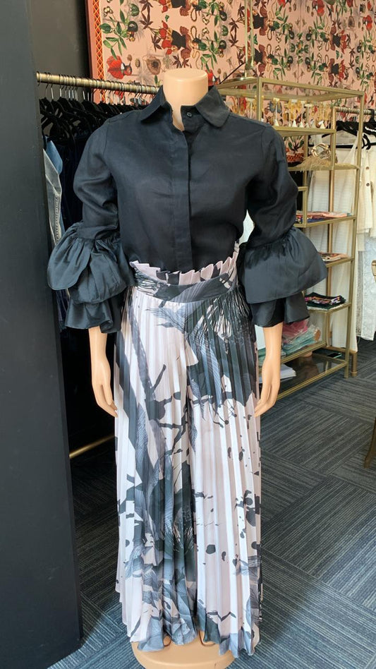 Pantalón plisado