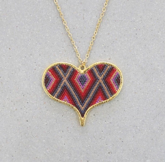 Collar Largo Corazón